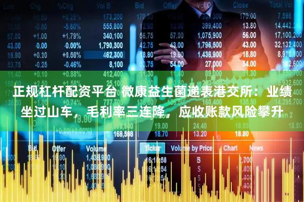 正规杠杆配资平台 微康益生菌递表港交所：业绩坐过山车，毛利率三连降，应收账款风险攀升